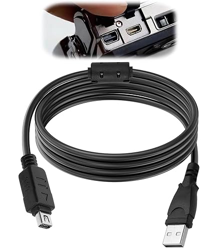 USB data cable for Olympus OM-D E-M10 Mark II;replaced: Olympus CB